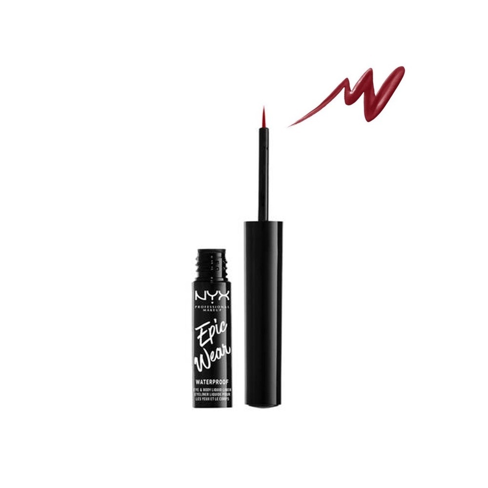 NIB NYX Cosmetics Epic Wear eye and body liquid eyeliner red​